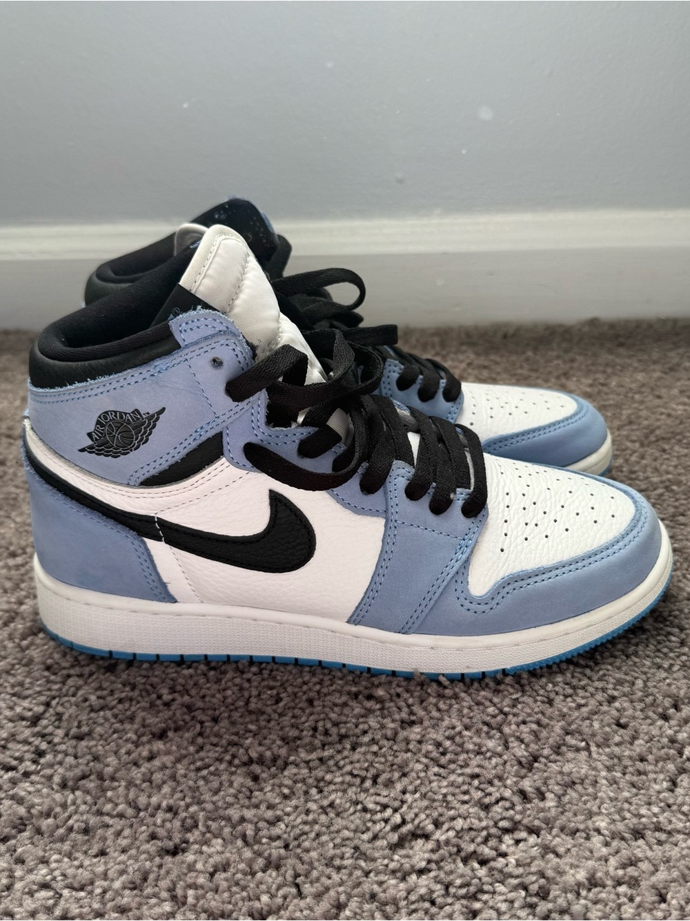 Jordan 1 Retro High University Blue UNC 6.5Y Boys Girls Womens Size 8